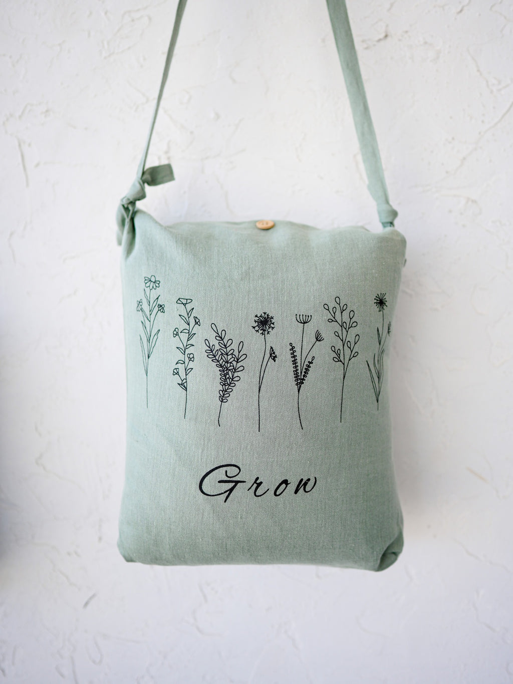 Sling Bag With Button