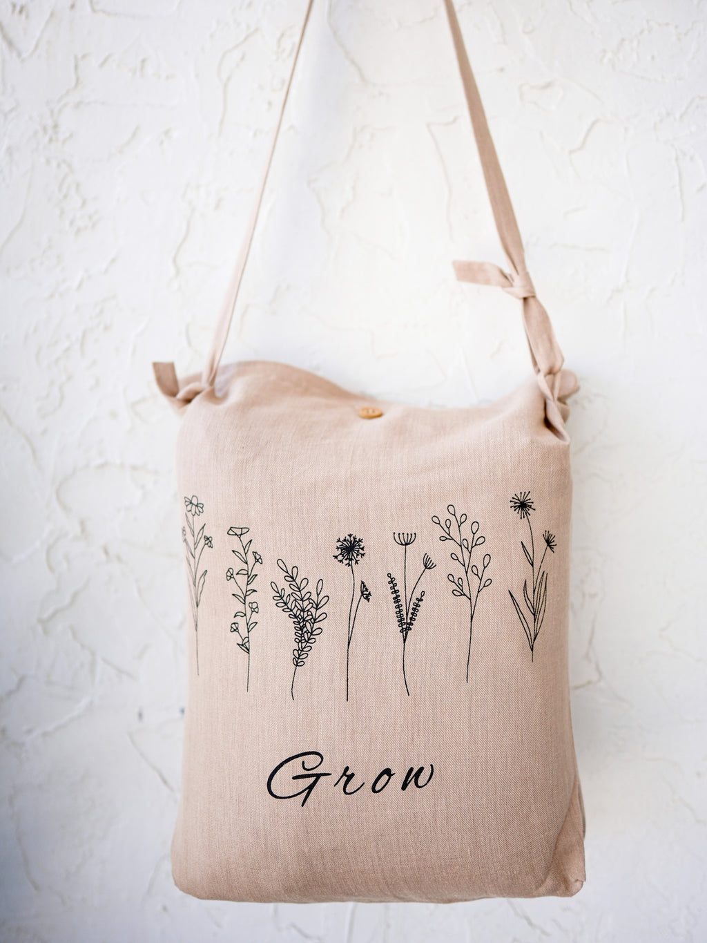 Sling Bag With Button
