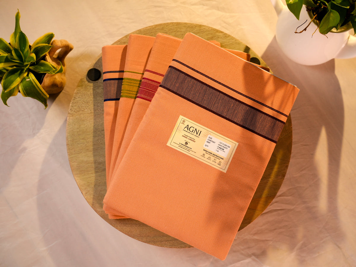 Agni-Premium Kavi Dhoti 100% Combed Cotton